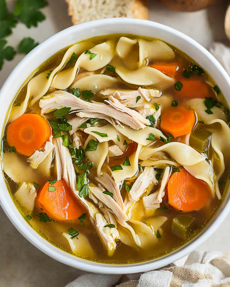 Rotisserie Chicken Noodle Soup