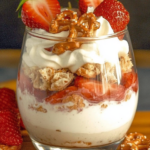 Strawberry Pretzel Salad Parfaits