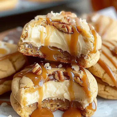 Caramel Cheesecake Cookies