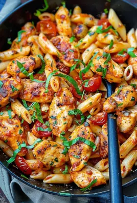 Firecracker Cajun Chicken and Pasta Skillet