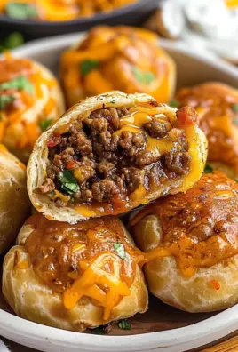 Cheesy Taco Bombs in the Air Fryer