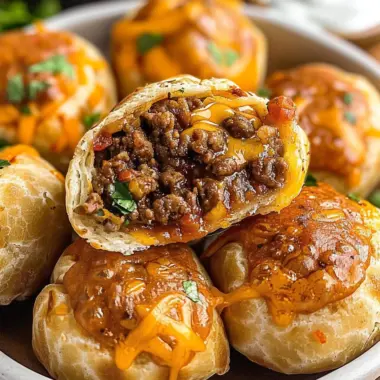 Cheesy Taco Bombs in the Air Fryer