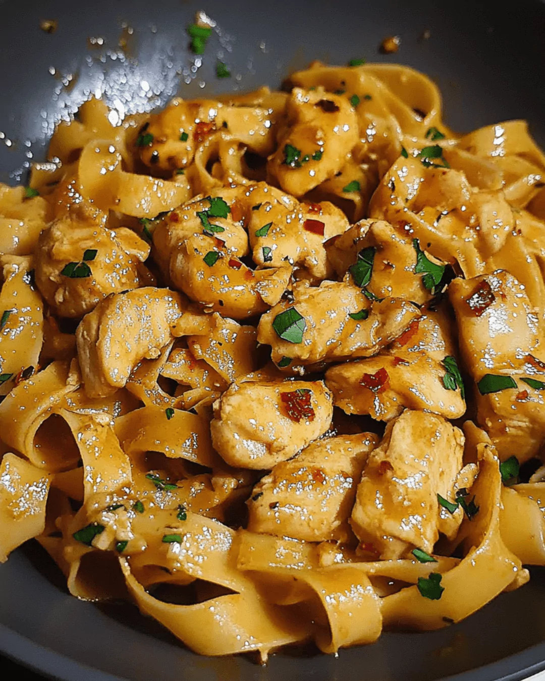 Sweet Honey Garlic Chicken Pasta