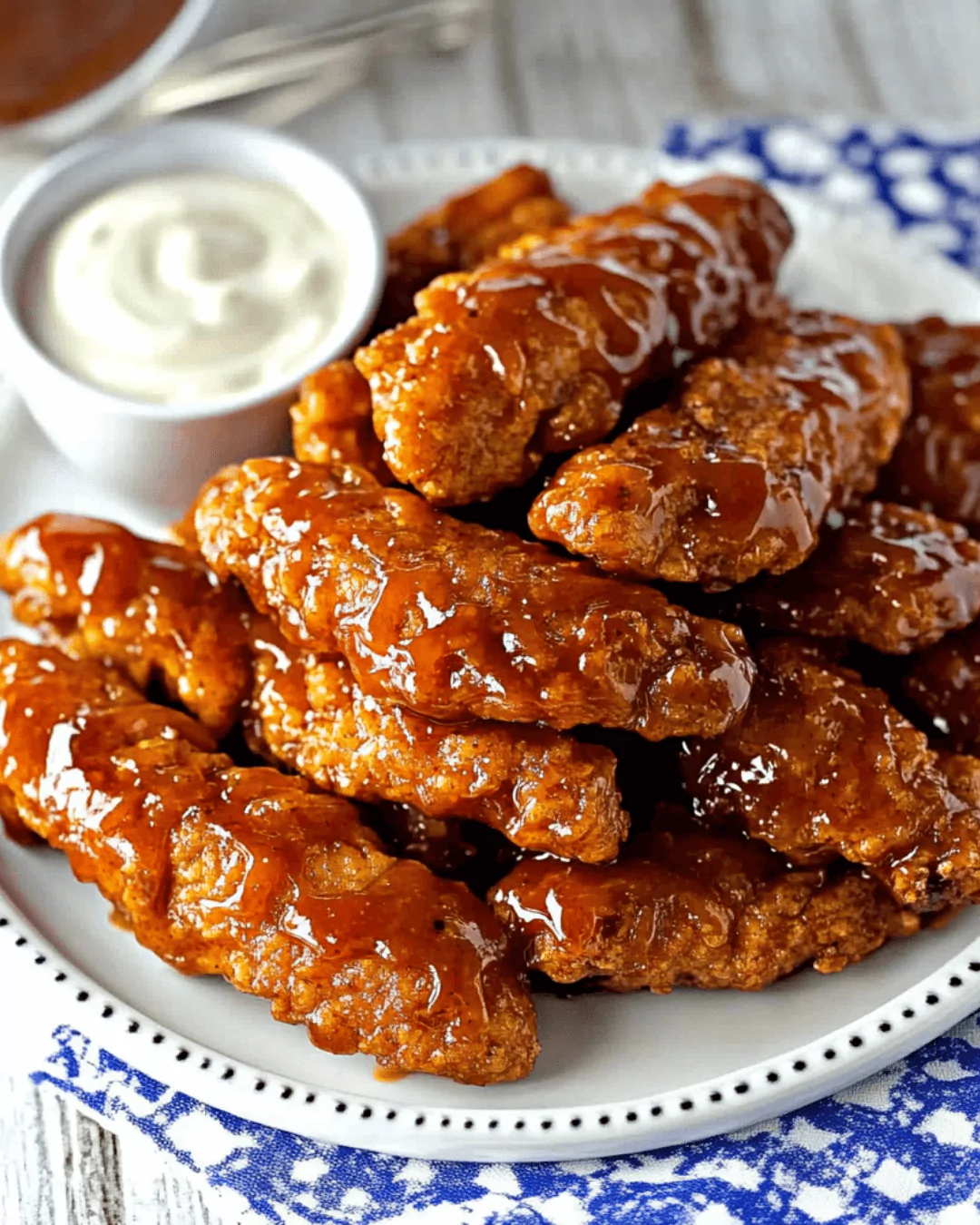 Air Fryer Honey BBQ Chicken Tenders