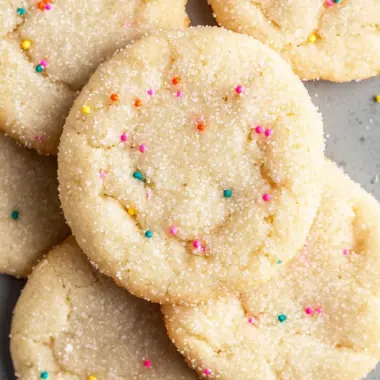 3-Ingredient Easy Sugar Cookies