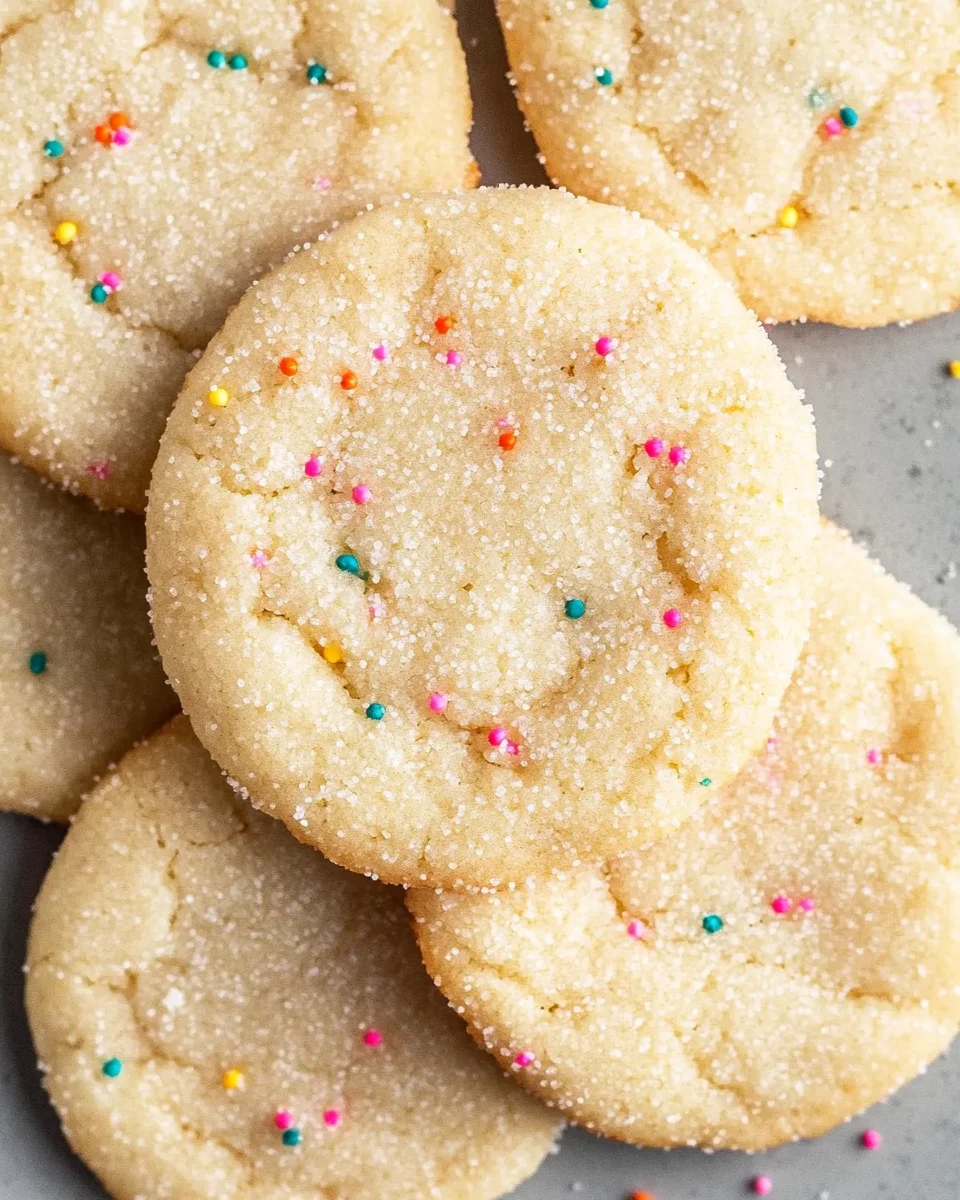 3-Ingredient Easy Sugar Cookies