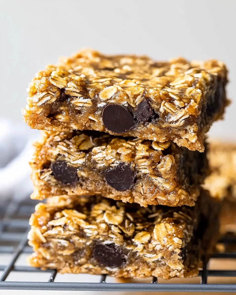 4-Ingredient Banana Oat Bars