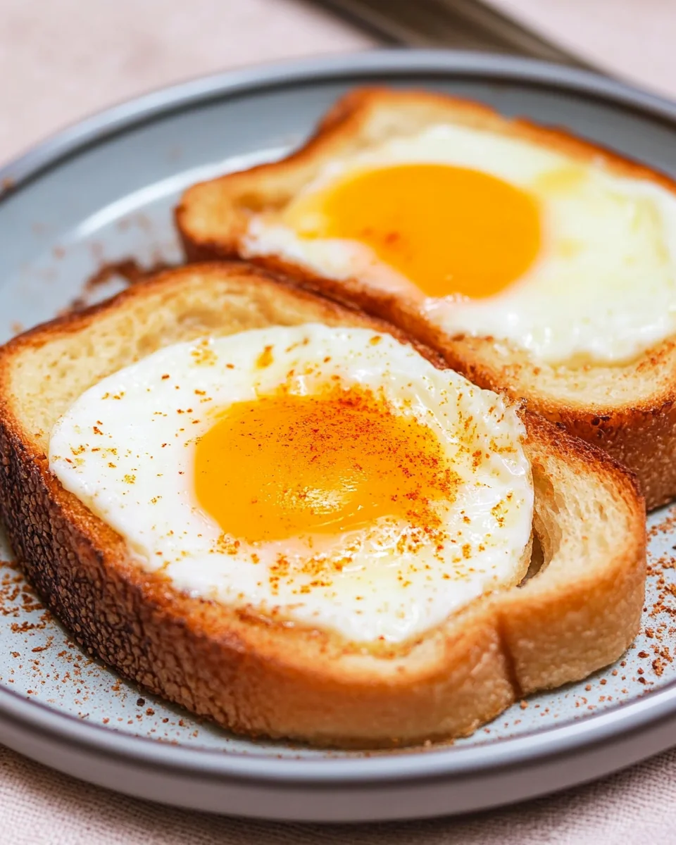 Air Fryer Egg Toast