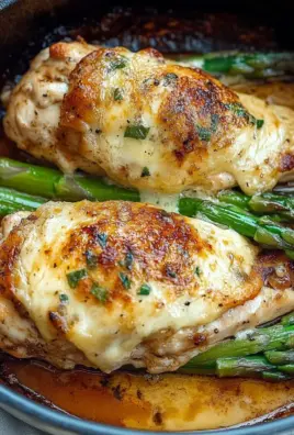 Asparagus Stuffed Chicken Fillet