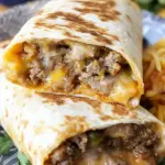 Cheesy Double Beef Burrito