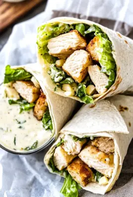 Chicken Caesar Wraps