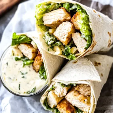 Chicken Caesar Wraps