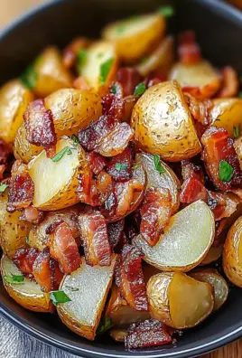 Honey Bacon Roasted Potatoes