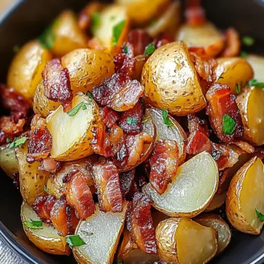 Honey Bacon Roasted Potatoes