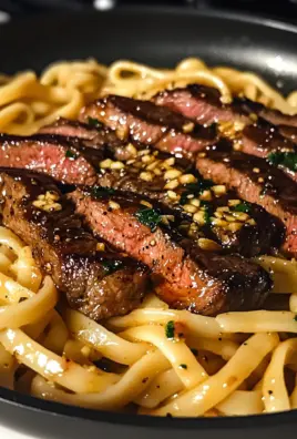 One-Pan Honey Garlic Steak and Pasta