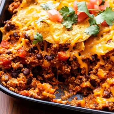 Walking Taco Casserole
