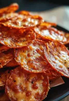 Pepperoni Cheese Crisps