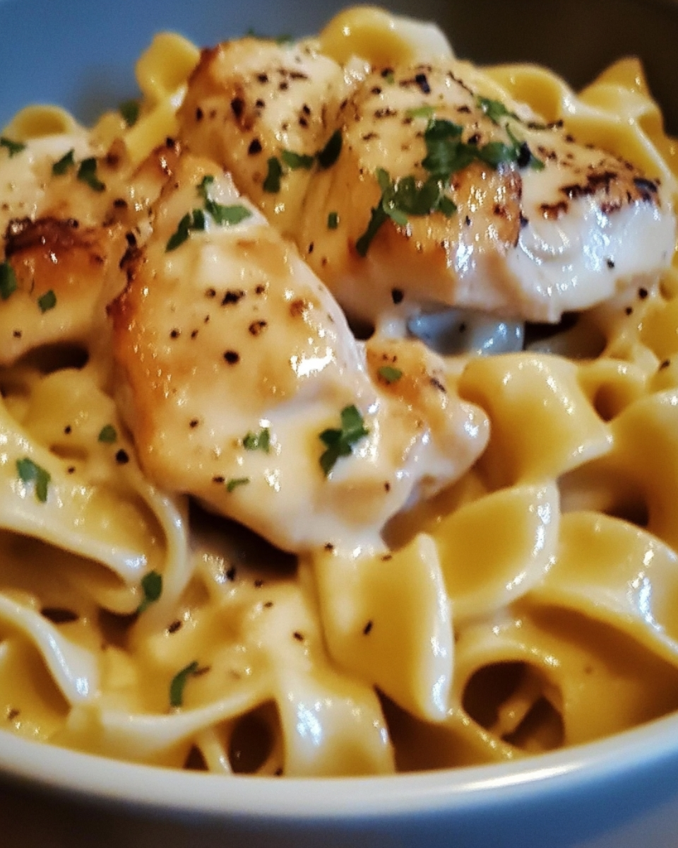 Chicken with Buttered Noodles