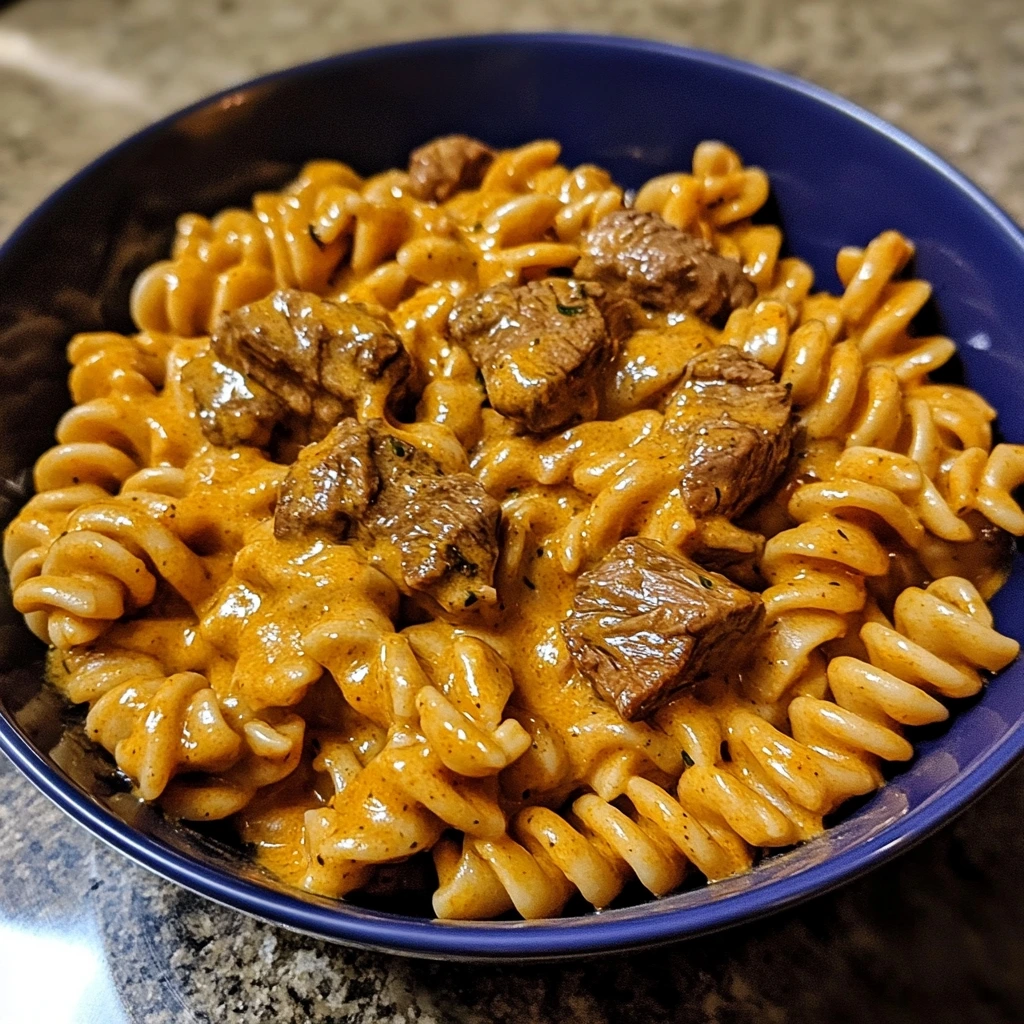 Creamy Bold Buffalo Garlic Steak Rotini 1