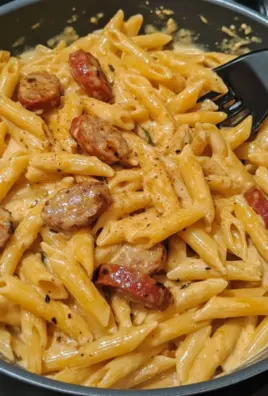 Creamy Bold Smoky Cajun Sausage Penne 3