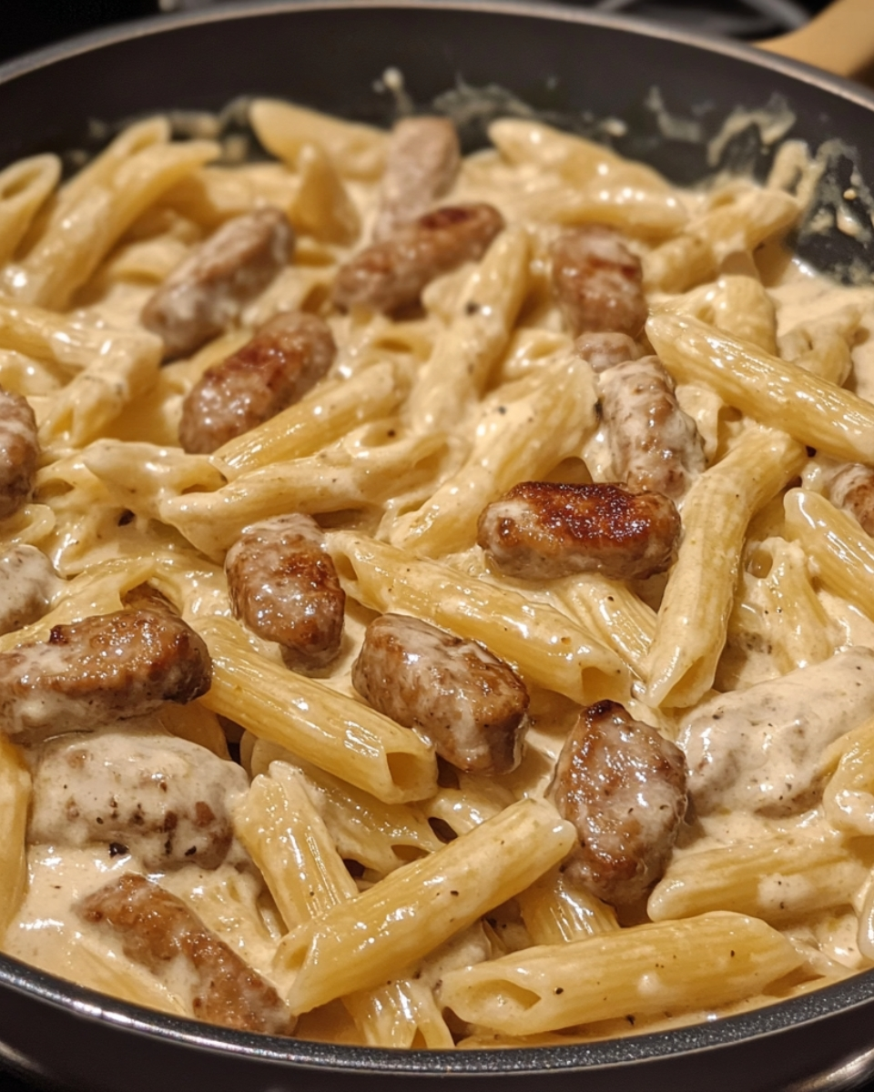 Creamy Honey Ranch Sausage Pasta 1