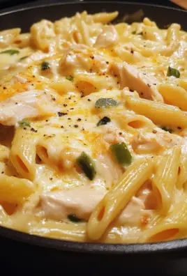 Creamy Jalapeno Cheddar Chicken Penne 1