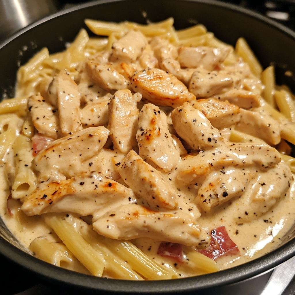 Creamy Pepper Jack Cajun Chicken Pasta 2