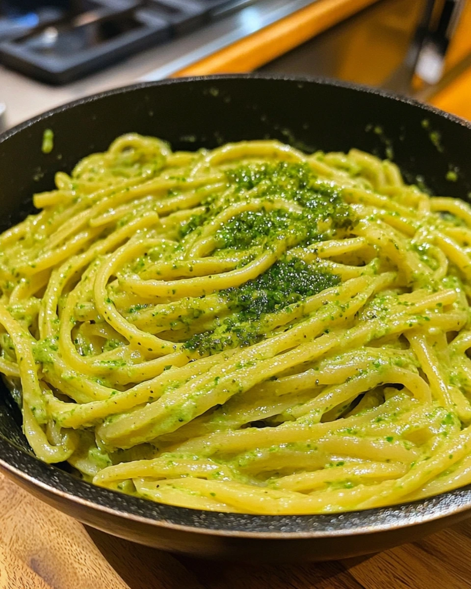 Matcha Carbonara Pasta 1
