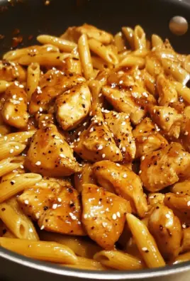 One Pot Honey Garlic Chicken Penne 2