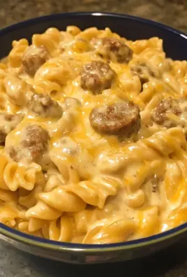 One Pot Smoky Cheddar Sausage Ranch Pasta 2