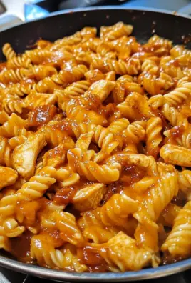 One Skillet BBQ Chicken Cheddar Pasta 1