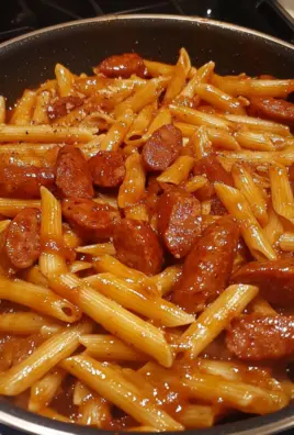 Smoky Honey Garlic Sausage Penne 1