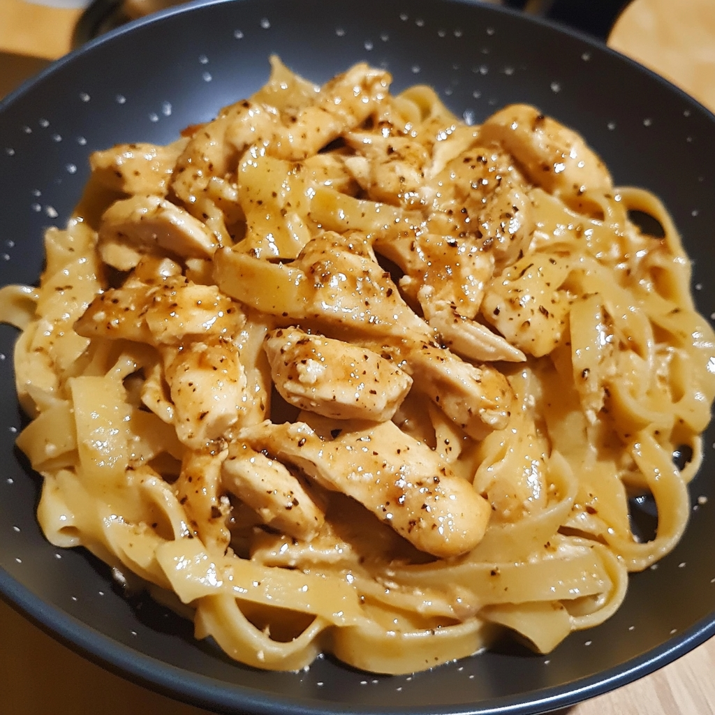 Spicy Honey Garlic Chicken Alfredo