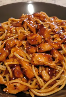 Sticky Honey Garlic BBQ Chicken Pasta 2