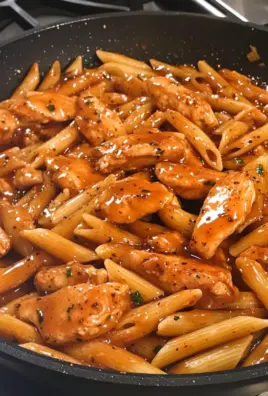Sticky Honey Garlic Chicken Penne 2