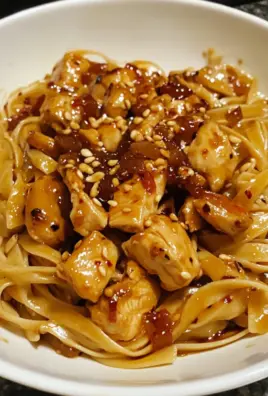 Sticky Sweet Chili Garlic Chicken Pasta 2