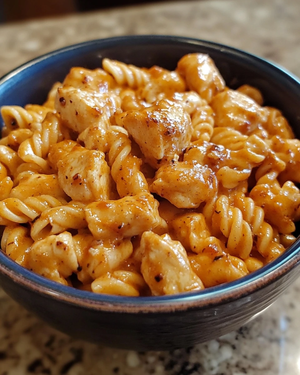 BBQ Ranch Chicken Pepper Jack Pasta 2