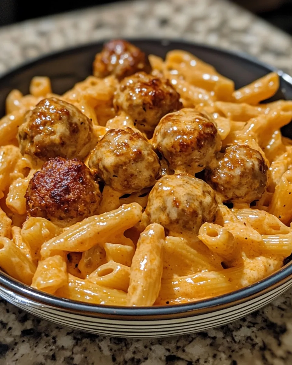 Bold Buffalo Ranch Meatball Pasta 1
