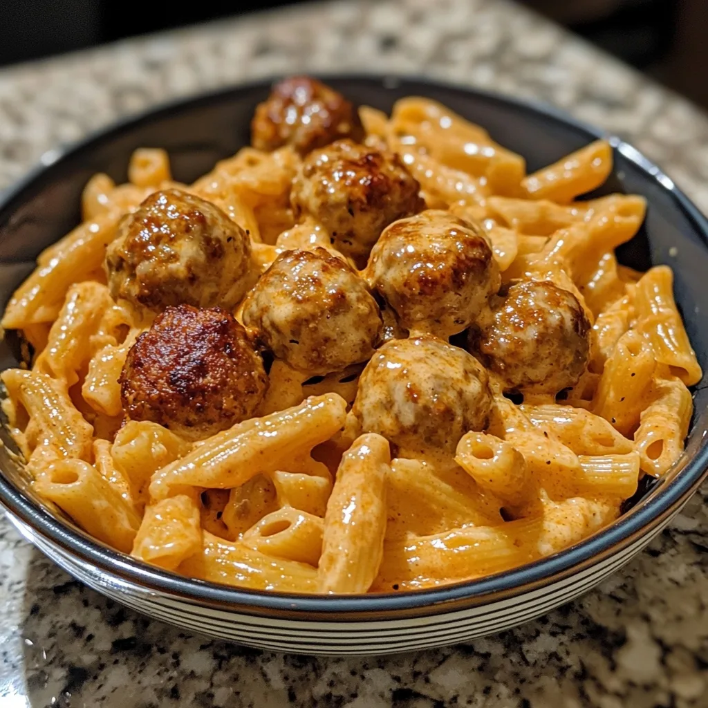 Bold Buffalo Ranch Meatball Pasta 2