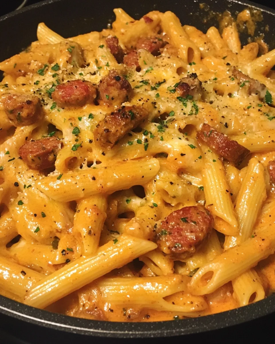 Bold Cajun Ranch Sausage Cheddar Pasta 1