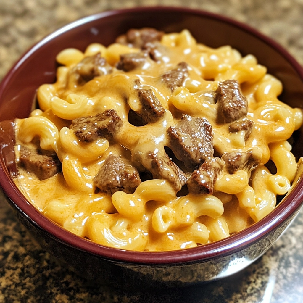 Bold Creamy Honey BBQ Steak Mac 1
