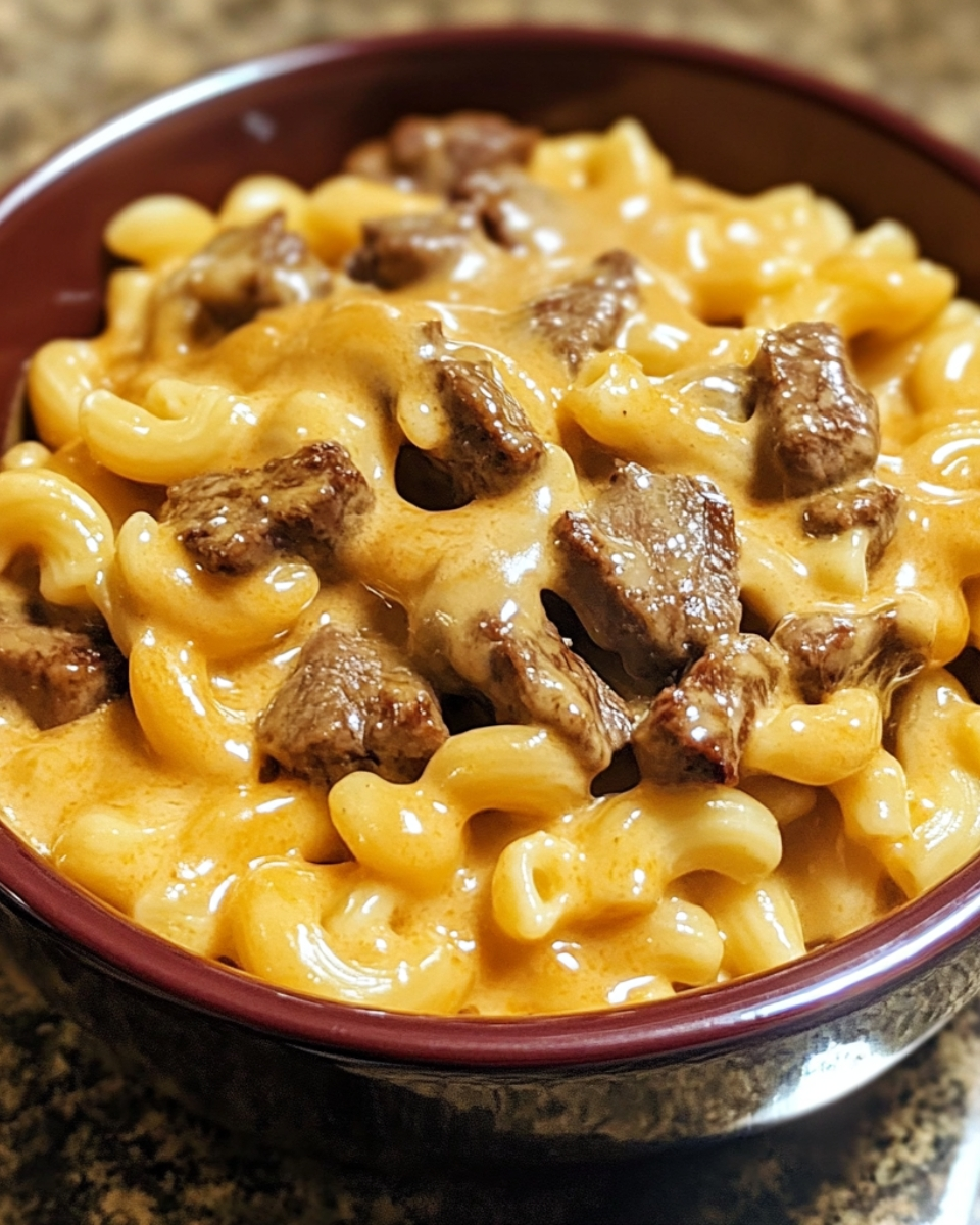 Bold Creamy Honey BBQ Steak Mac 2