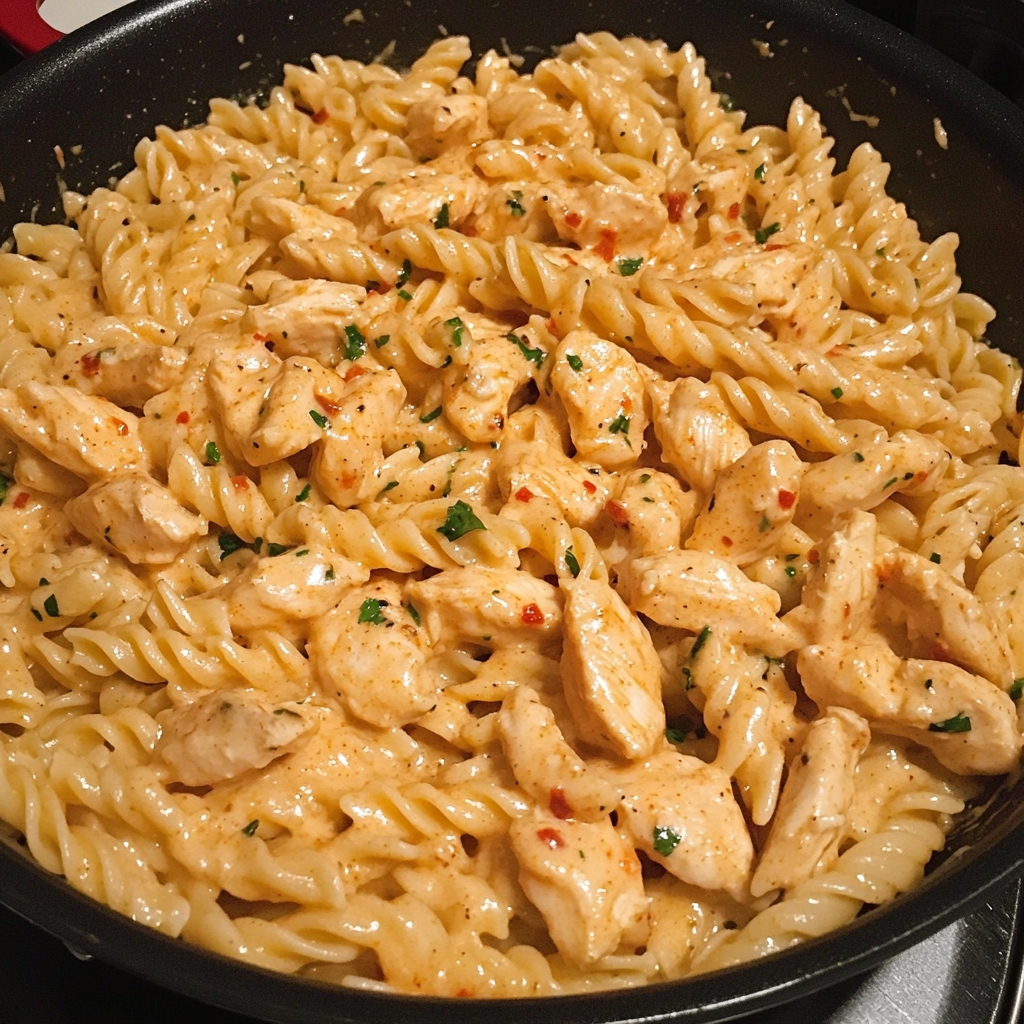 Bold Spicy Cajun Ranch Chicken Pasta 1