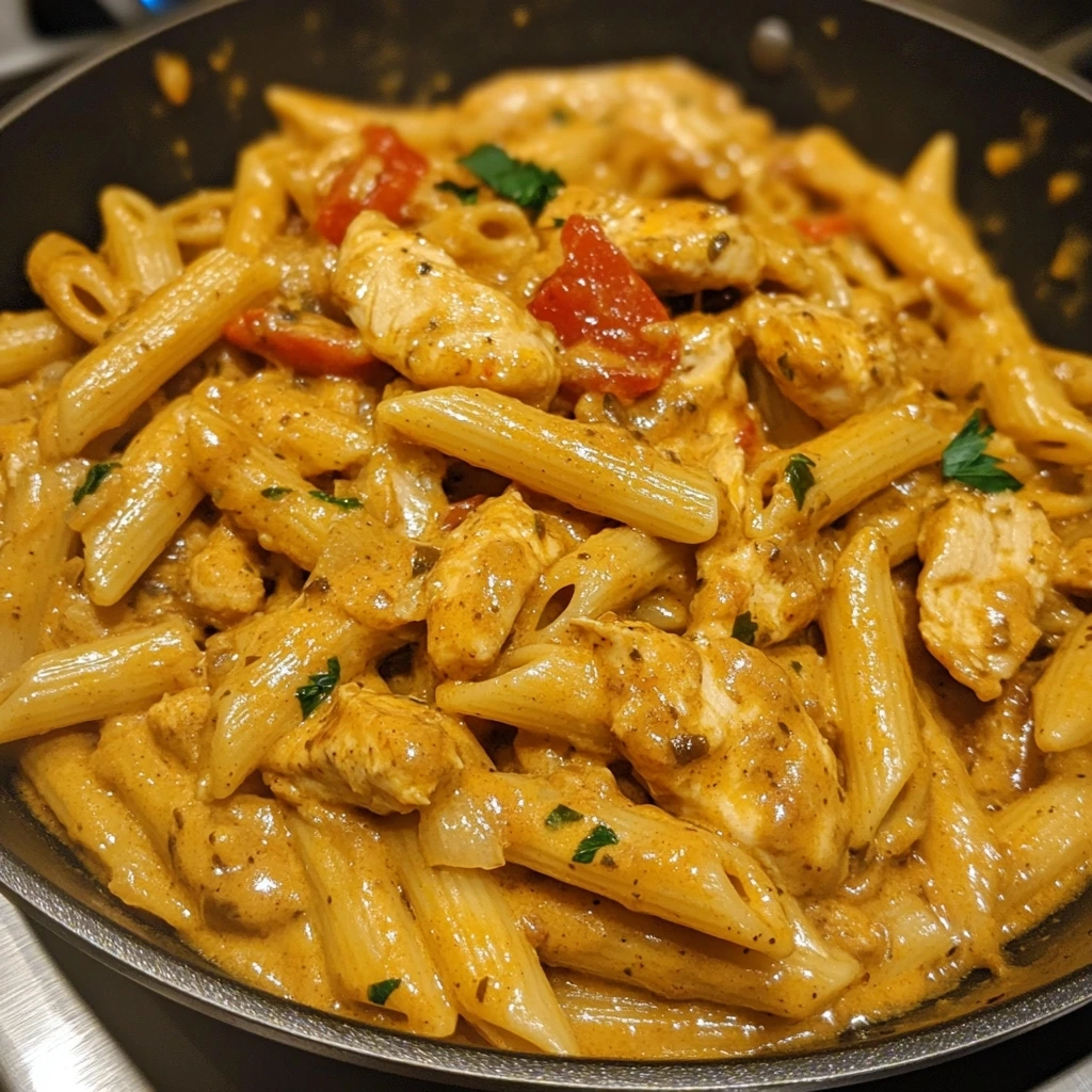Bold Spicy Chipotle Chicken Penne Skillet 1