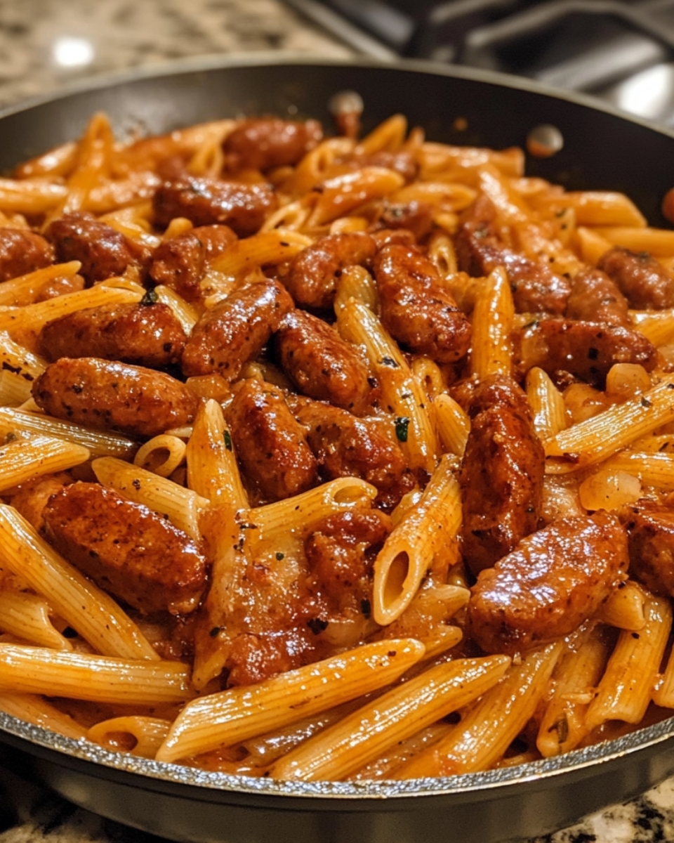 Bold Spicy Honey Garlic Sausage Penne 2