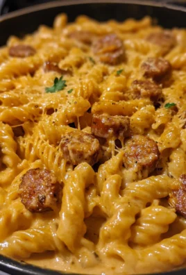 Cheesy Honey Cajun Sausage Pasta 2