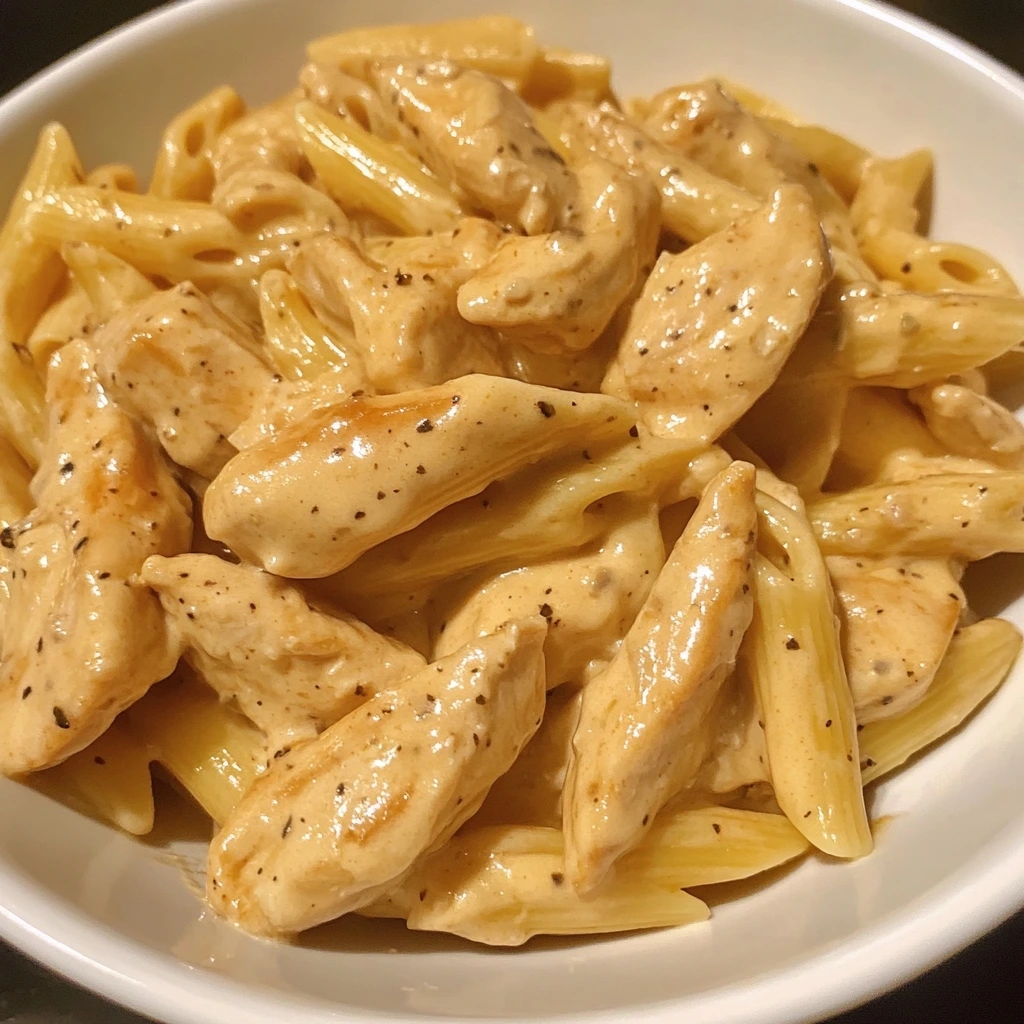 Creamy BBQ Honey Garlic Chicken Pasta 1