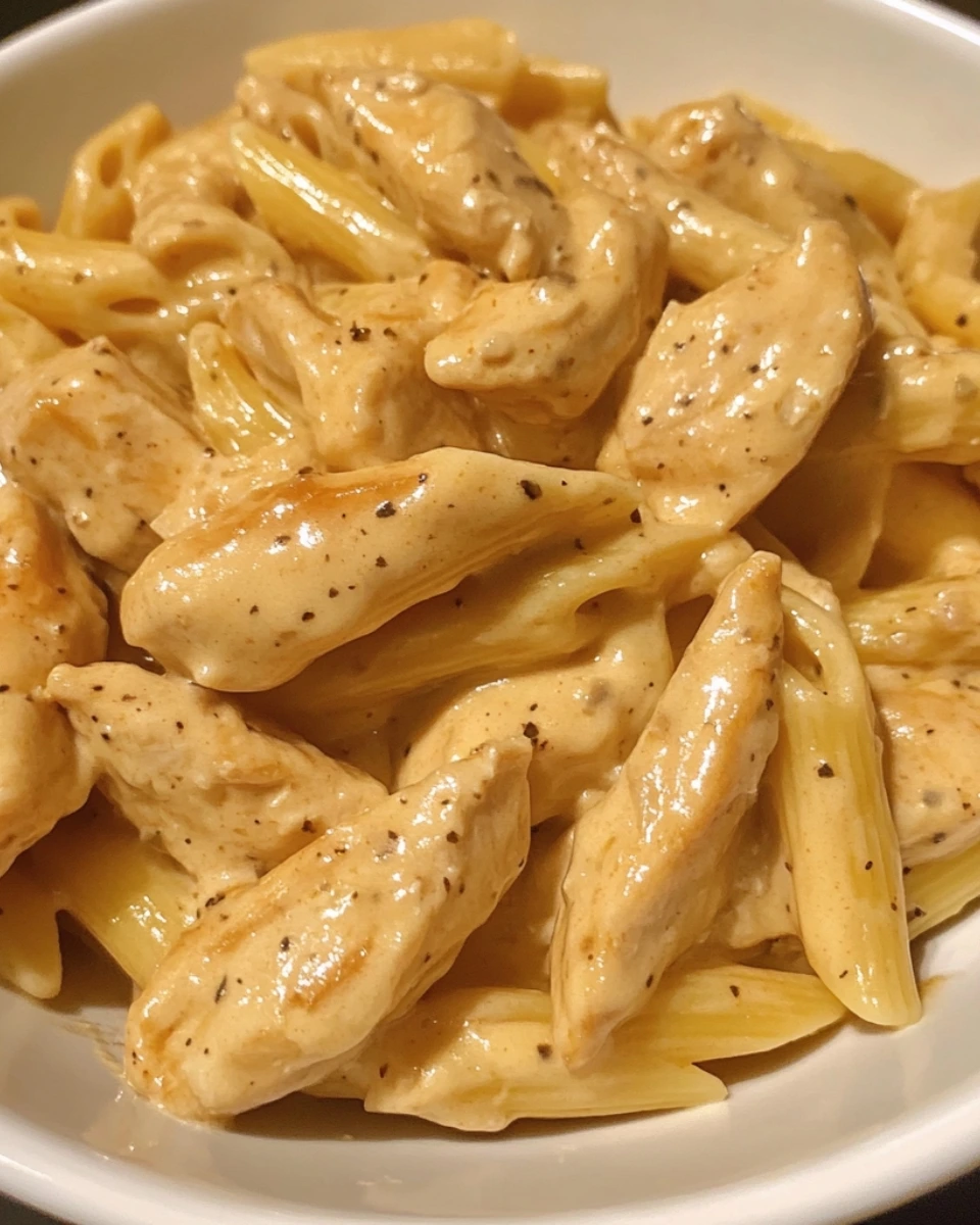 Creamy BBQ Honey Garlic Chicken Pasta 2
