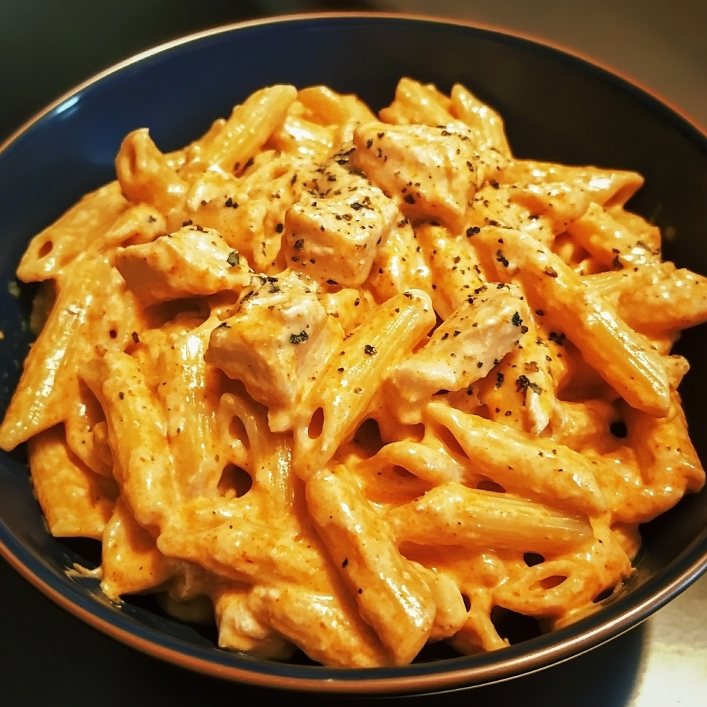 Creamy Bold Buffalo Garlic Chicken Pasta Skillet 1