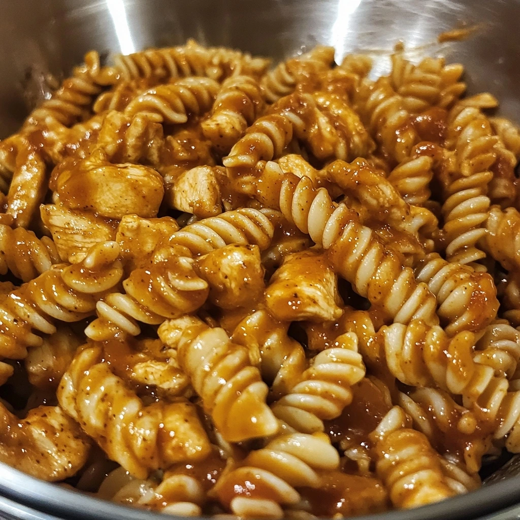 Creamy Bold Ranch BBQ Chicken Rotini 2